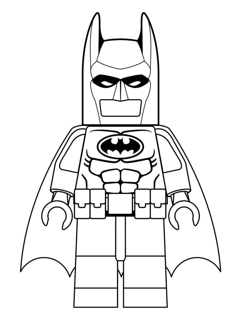 I am Lego Batman - Coloring Pages