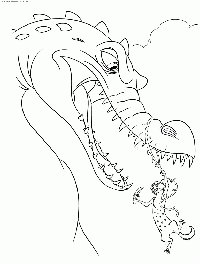 Ice Age Coloring Pages