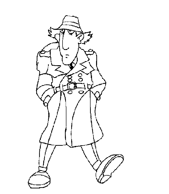 Inspector Gadget Coloring Page
