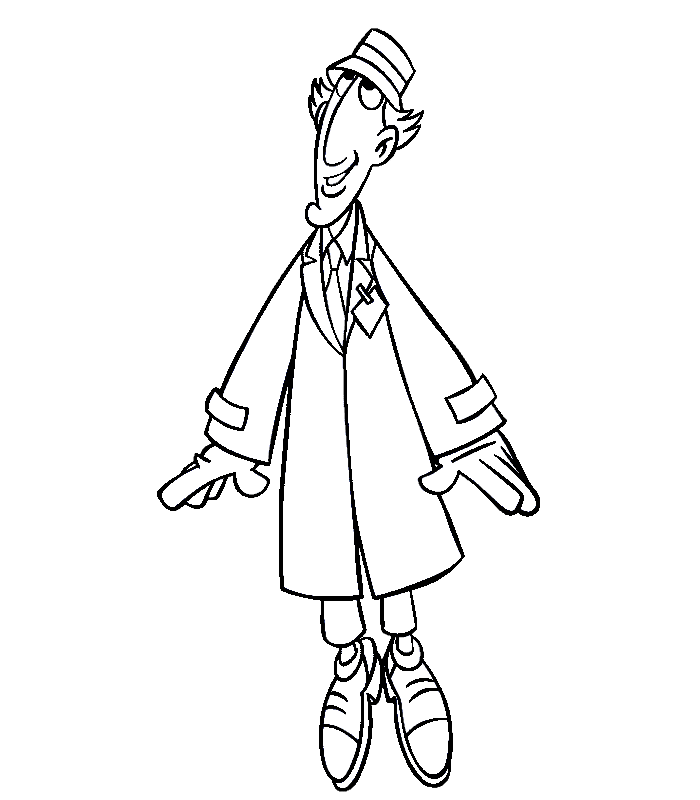 Inspector Gadget Coloring Pages