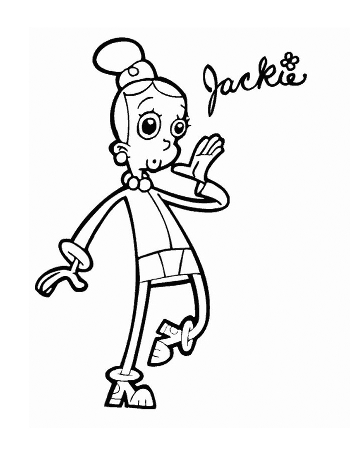 Jackie Cyberchase Coloring Pages
