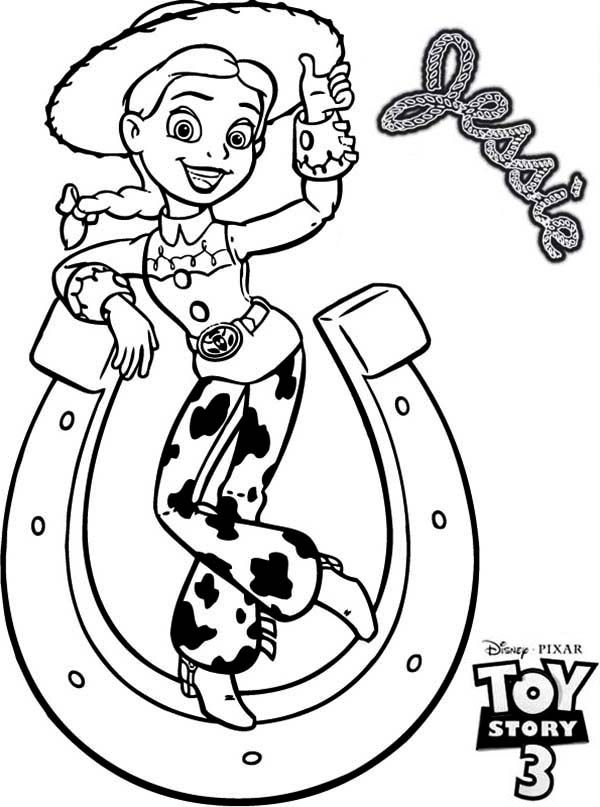Jessie Toy Story 3 Coloring