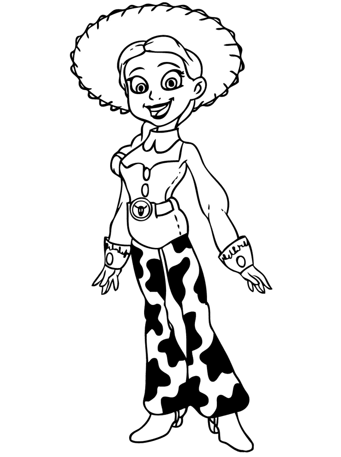 Jessie - Toy Story 4 Coloring Pages