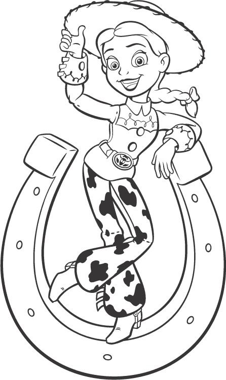 Jessie - Toy Story 4 Coloring Pages