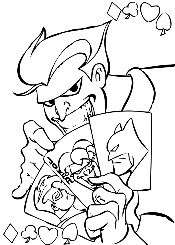 Joker Suicide Squad Coloring Pages