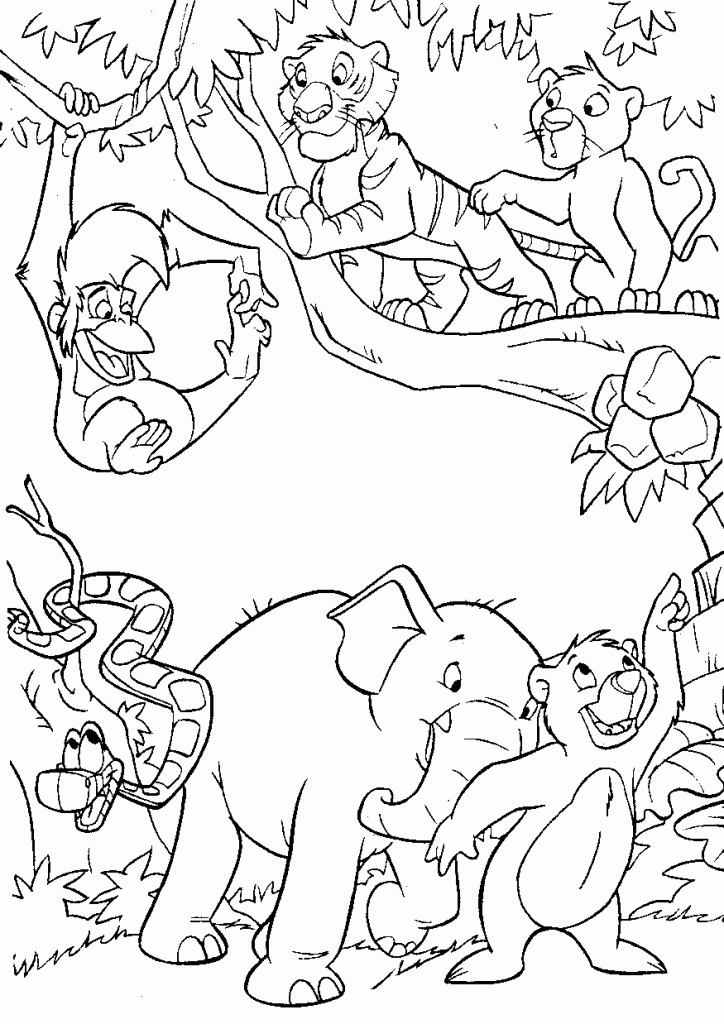 Jungle Book Coloring Pages