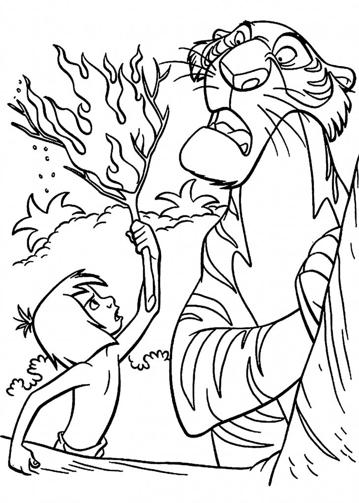 Jungle Book Coloring Pages Free