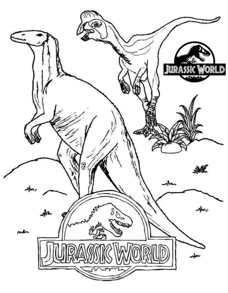 Jurassic World Coloring Pages Printable