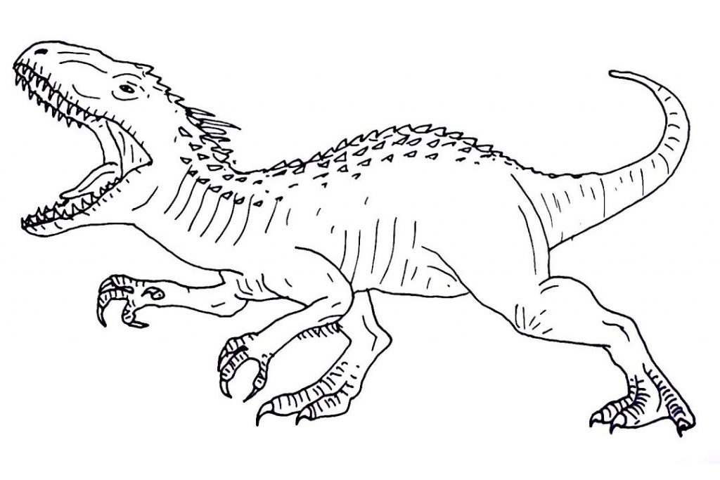 Jurassic World Dinosaur Coloring Pages