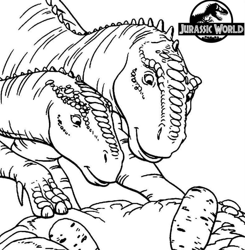 Jurassic World Movie Coloring Pages