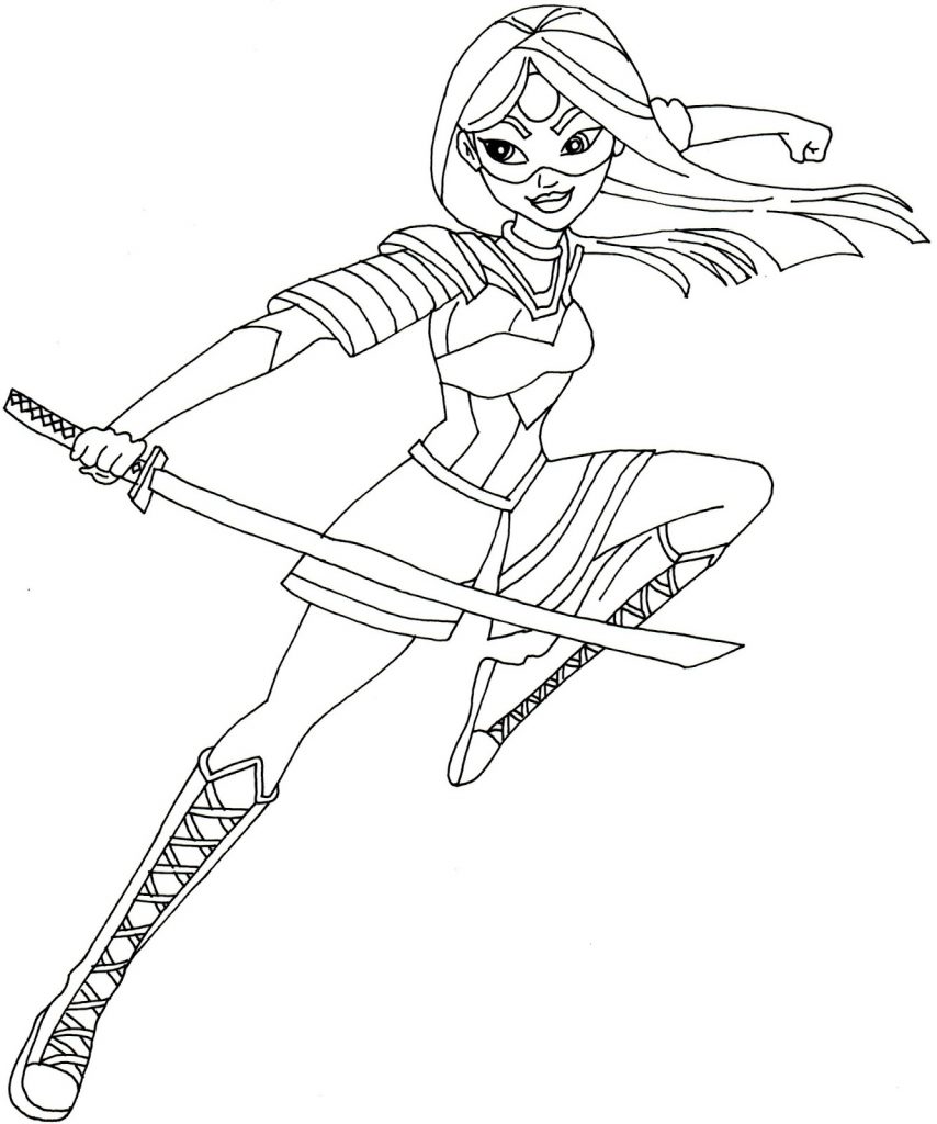 Katana Suicide Squad Coloring Pages