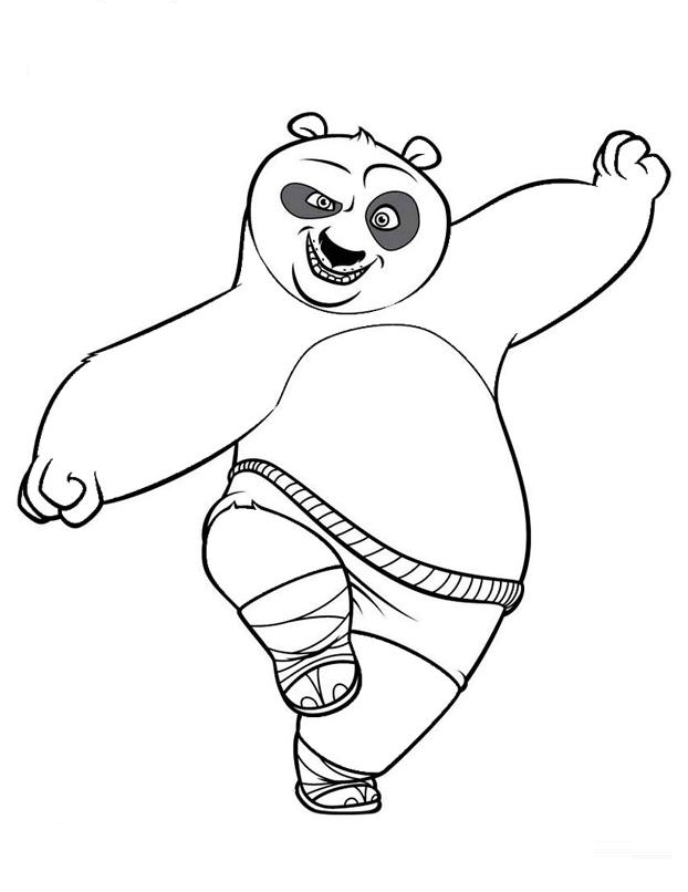 Kung Fu Panda Coloring Pages Photos