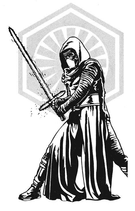 Kylo Ren Printable Coloring Pages