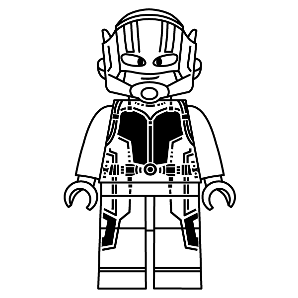 Lego Ant Man Coloring Page