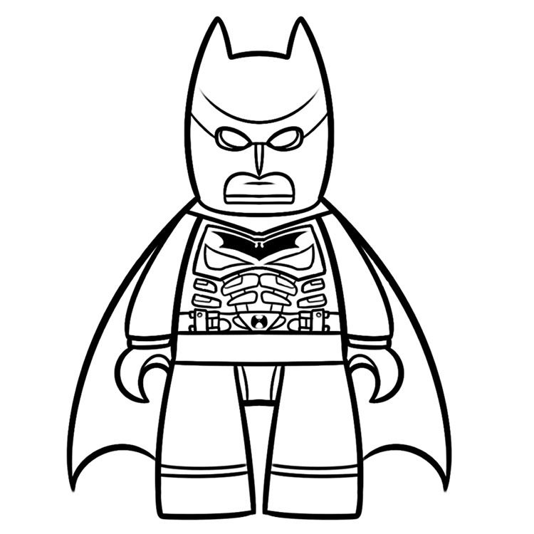 Lego Batman Coloring Pages