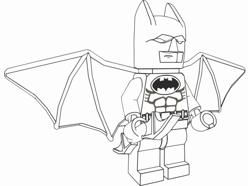 Lego Batman Wings Coloring Pages