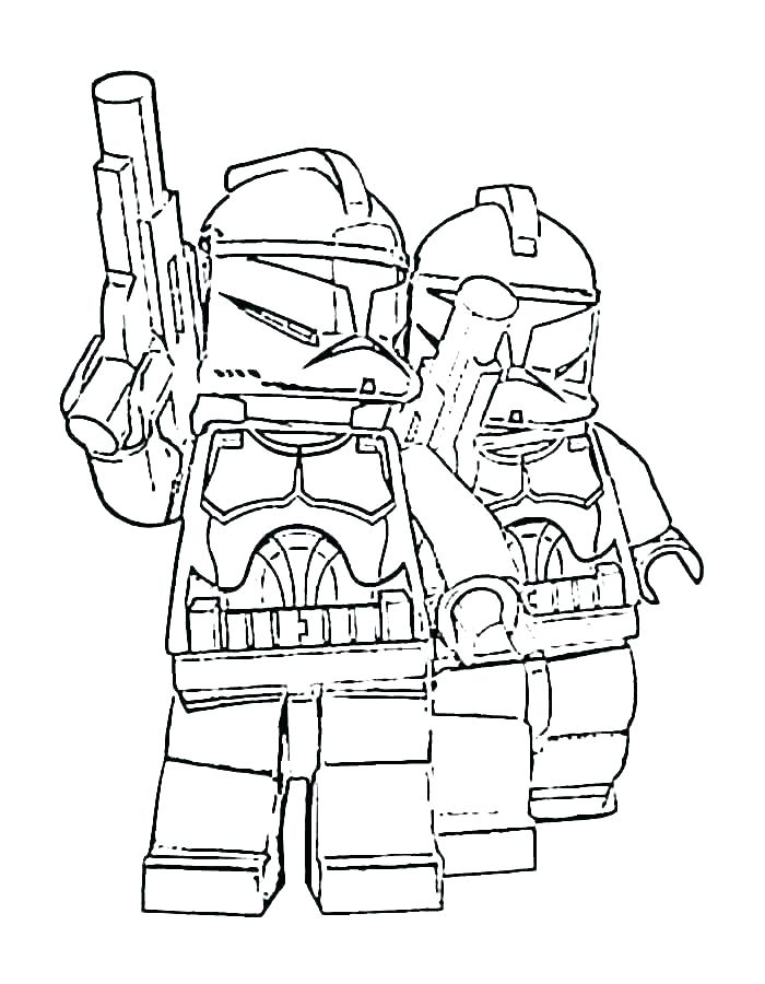 Lego Boba Fett Coloring Pages