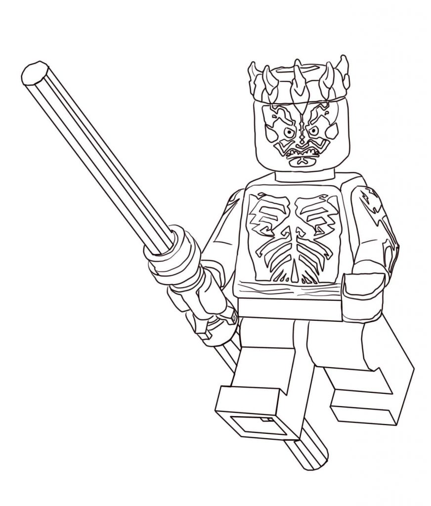 Lego Darth Maul Coloring Pages