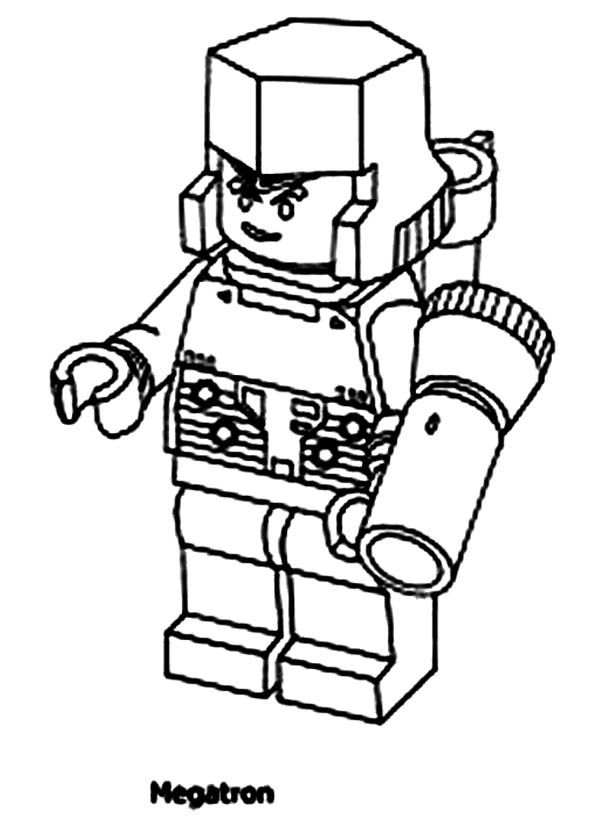 Lego Megatron Coloring Pages