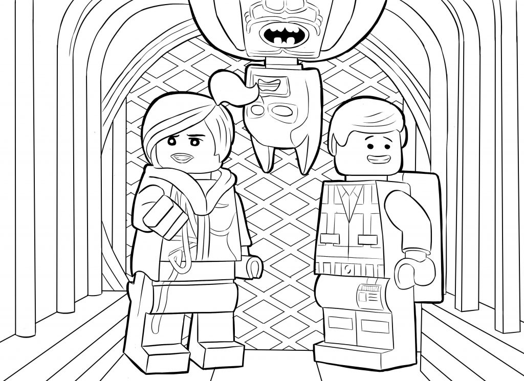 Lego Movie Superhero Coloring Page