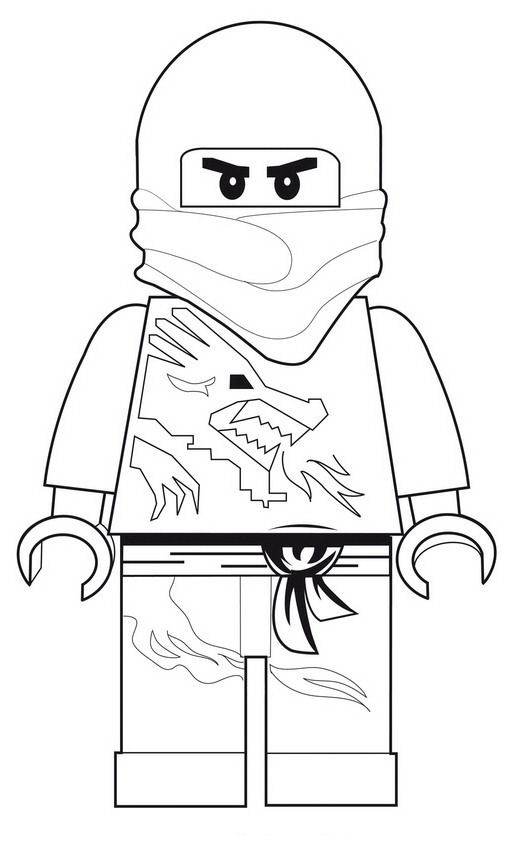 Lego Ninjago Coloring Page