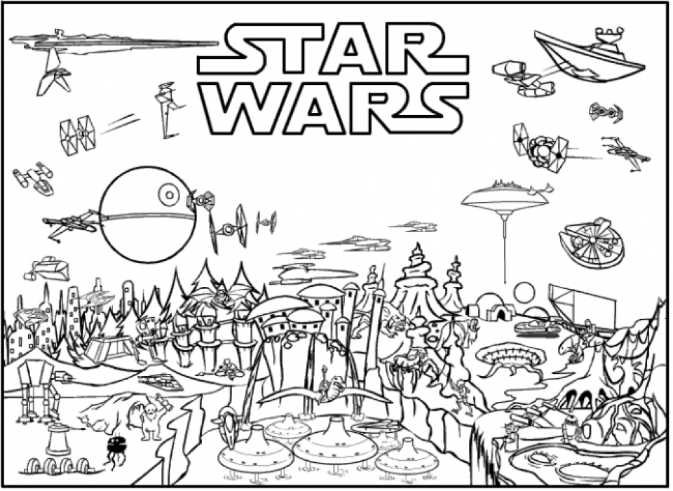 Lego Star Wars Coloring Sheet