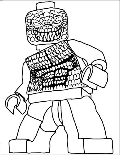 Lego Suicide Squad Coloring Pages