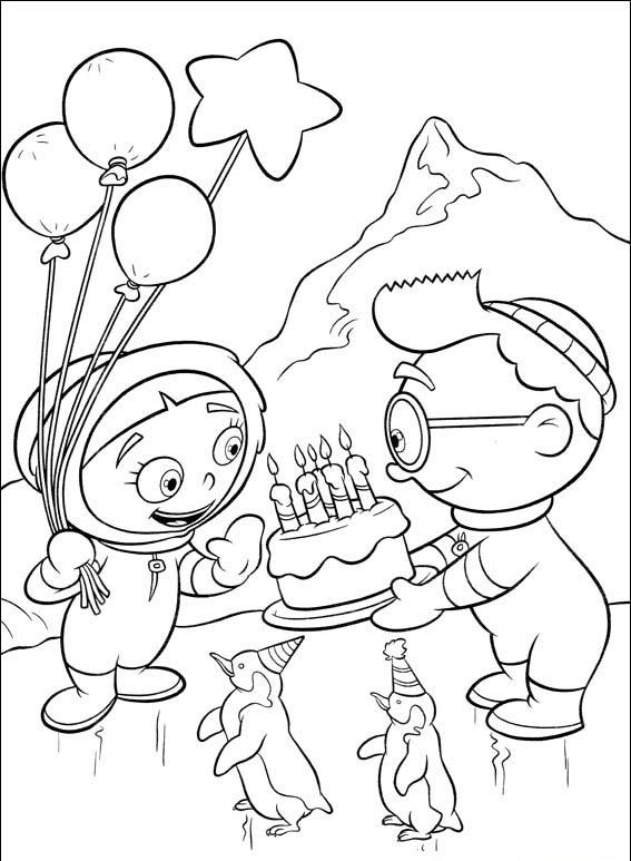 Little Einsteins Coloring Pages Arctic Birthday