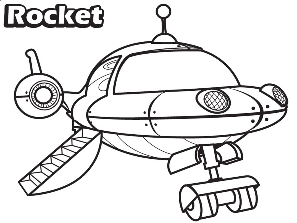 Little Einsteins Coloring Pages - Rocket Landing