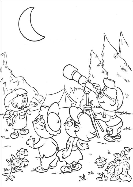 Little Einsteins Coloring Pages Telescope