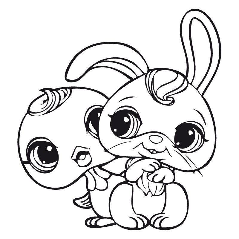 Littlest Pet Shop Coloring Pages Free