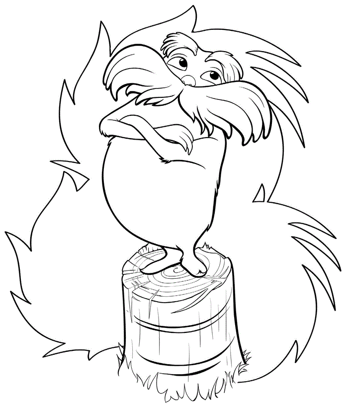 Lorax Coloring Pages