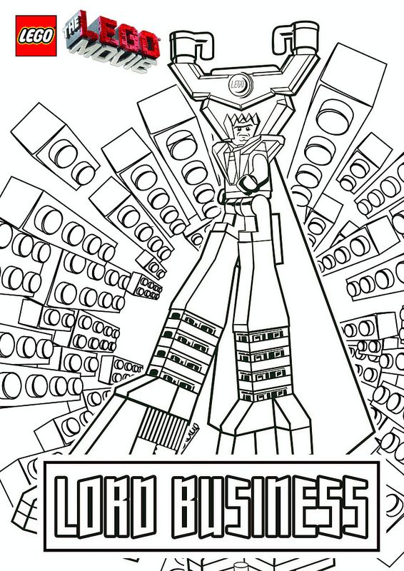 Lord Business - Lego Movie Coloring Pages