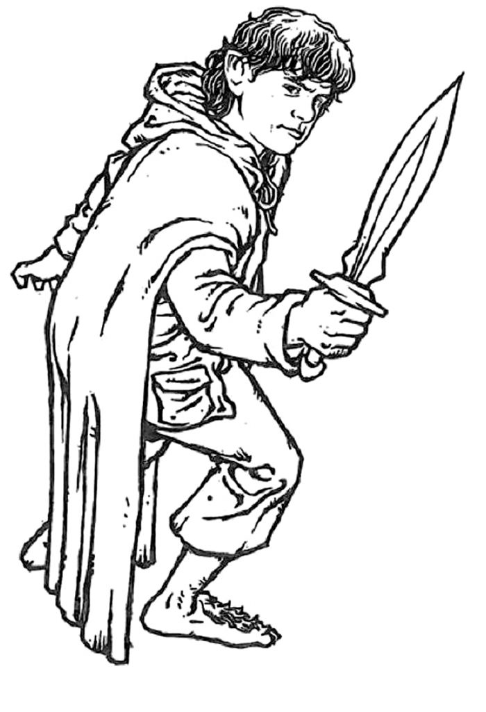 Lord of the Rings Coloring Page