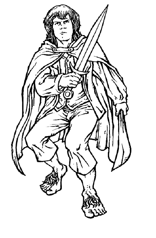 Lord of the Rings Coloring Pages For Kids