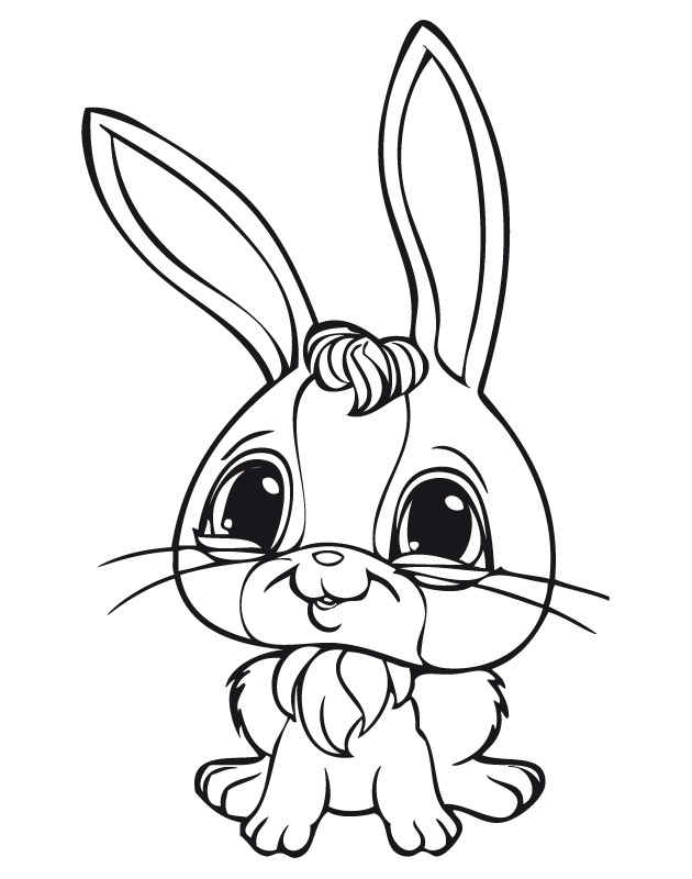 LPS Bunny Coloring Pages