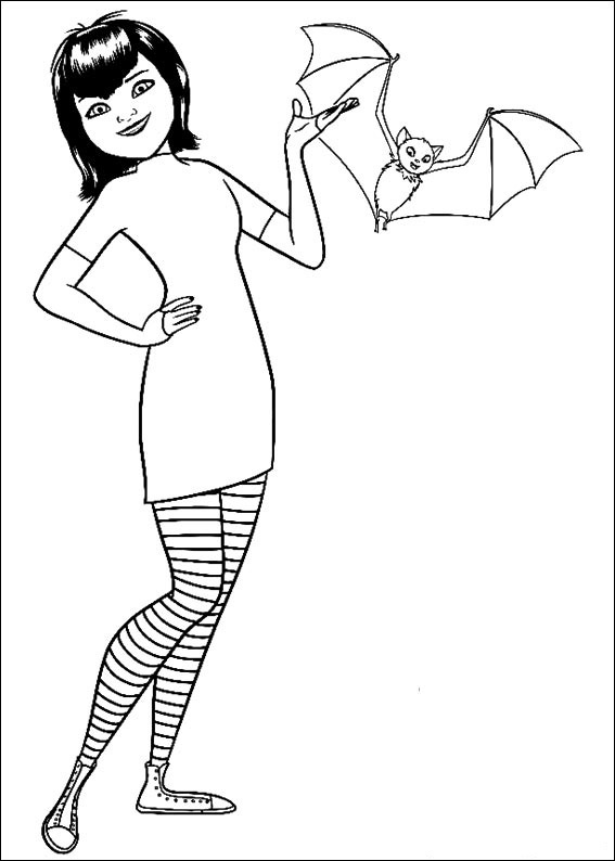 Mavis Hotel Transylvania Coloring Pages