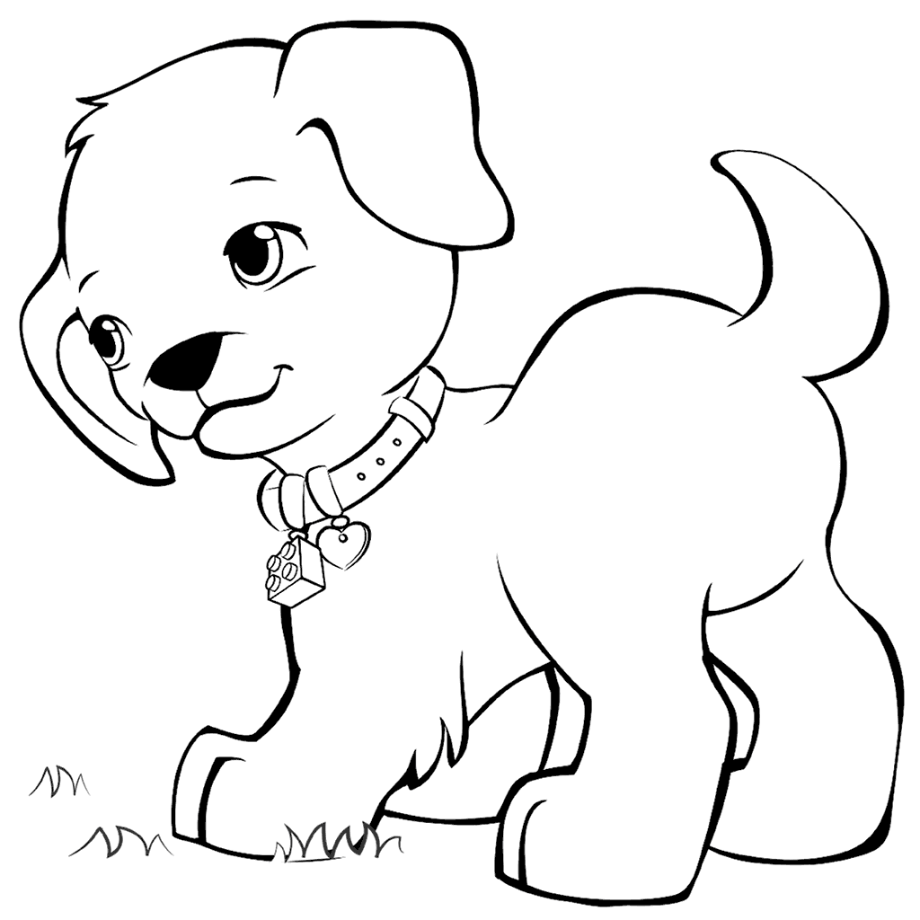 Max The Puppy Lego Friends Coloring