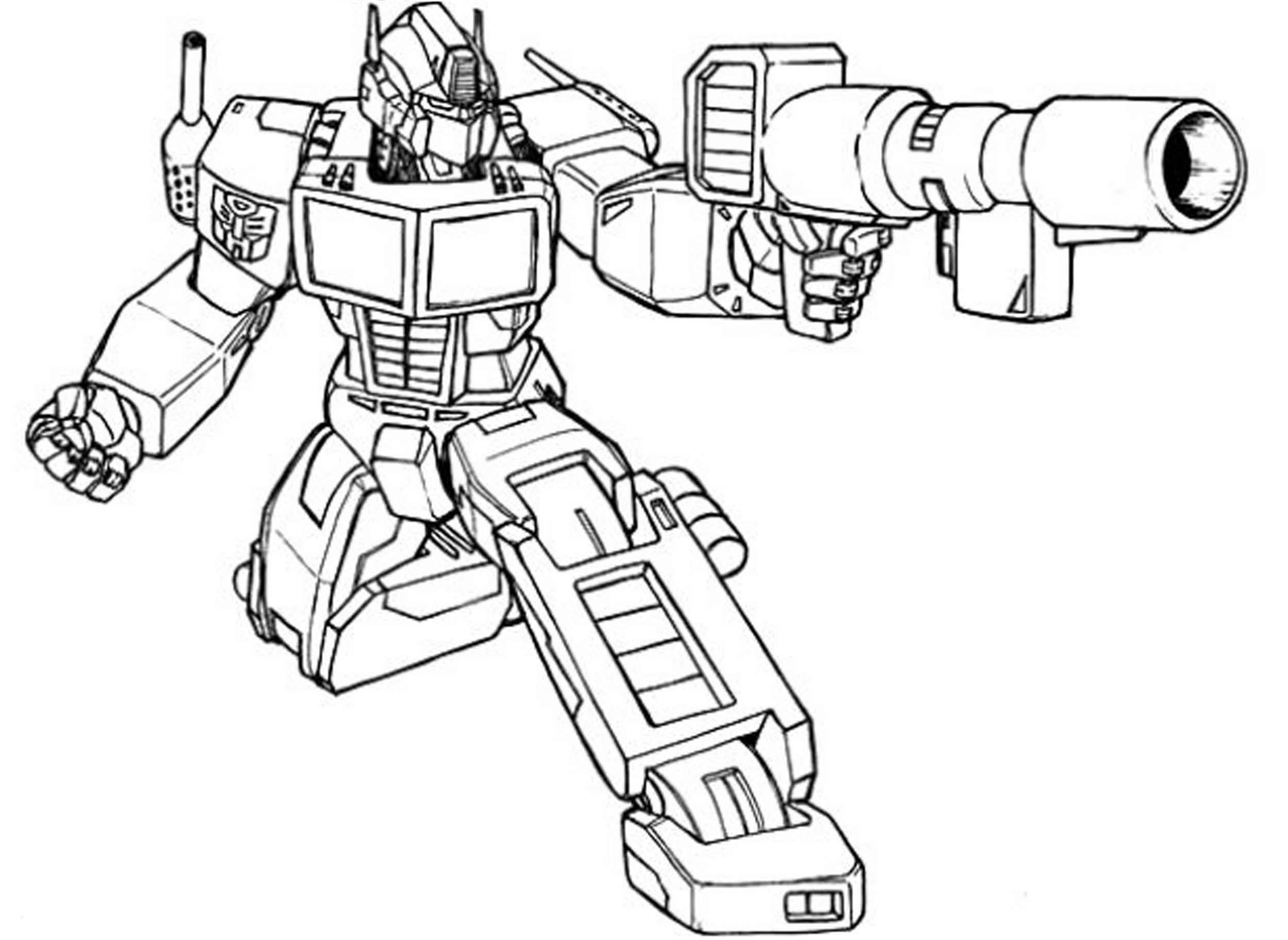 Megatron Action Coloring Pages