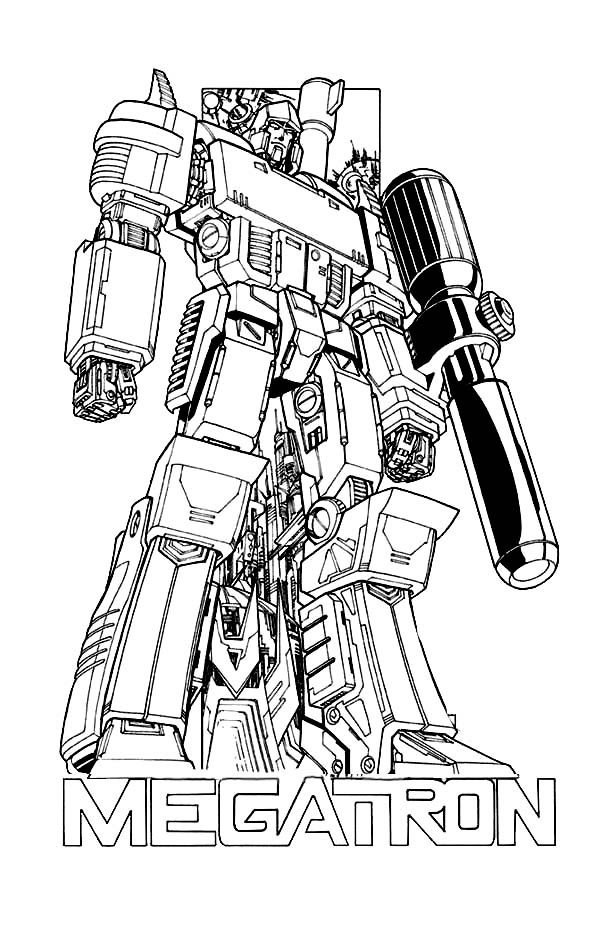 Megatron Coloring Page