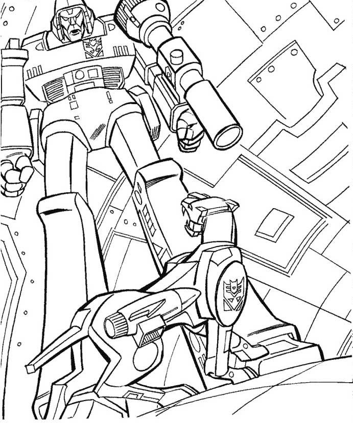 Megatron Coloring Pages