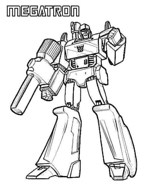 Megatron Coloring Pages