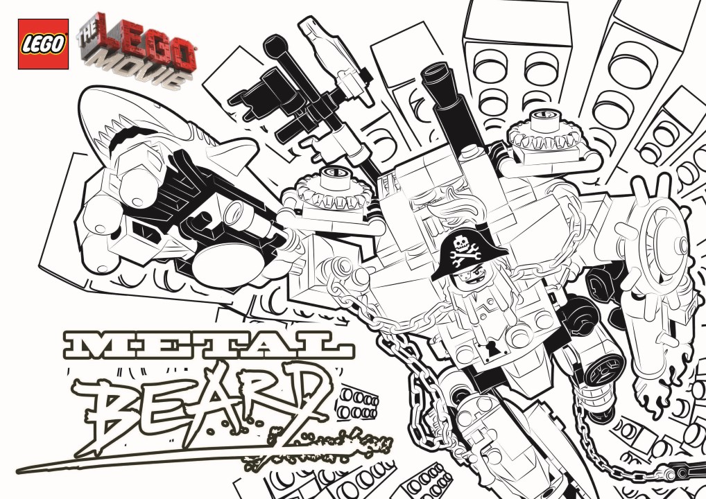 Metal Beard - Lego Movie Coloring Pages