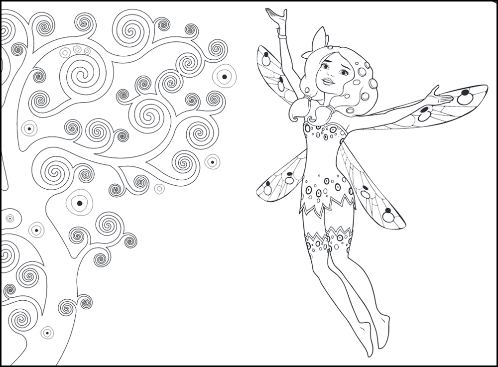 Mia and Me Coloring Pages