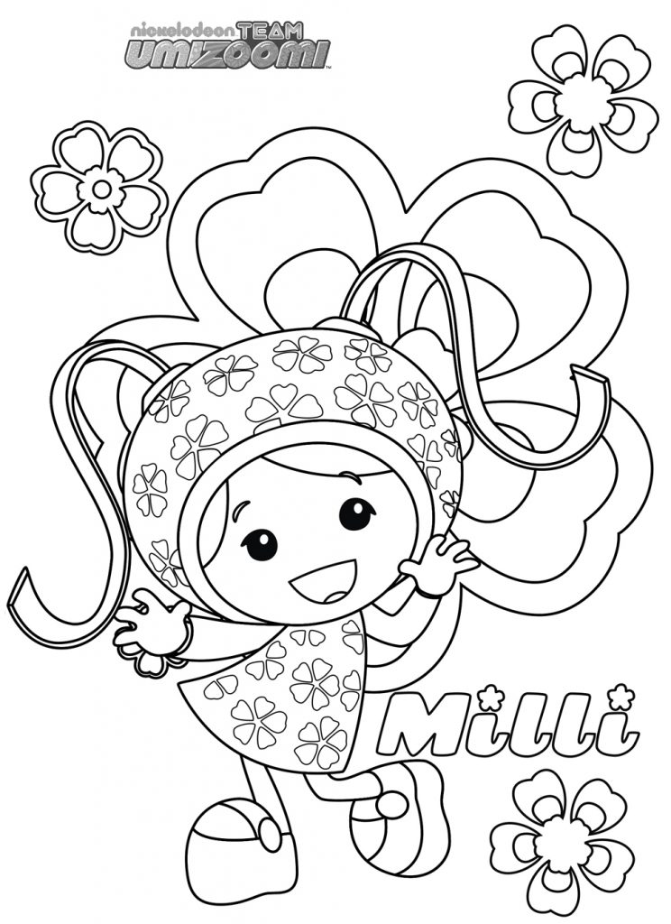 Milli Team Umizoomi Coloring Pages