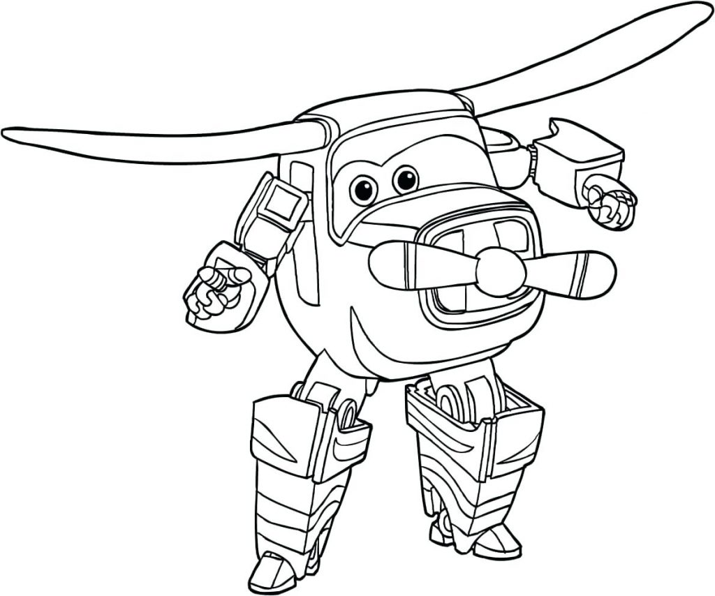 Mira - Super Wings Coloring Pages