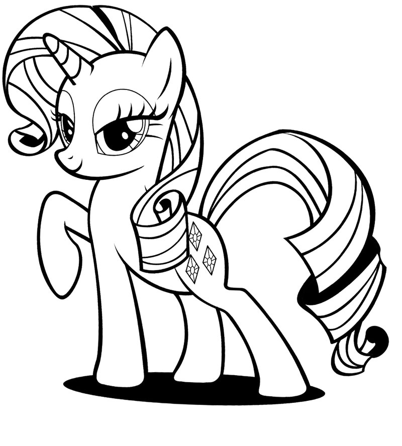 Mlp Rarity Coloring Pages