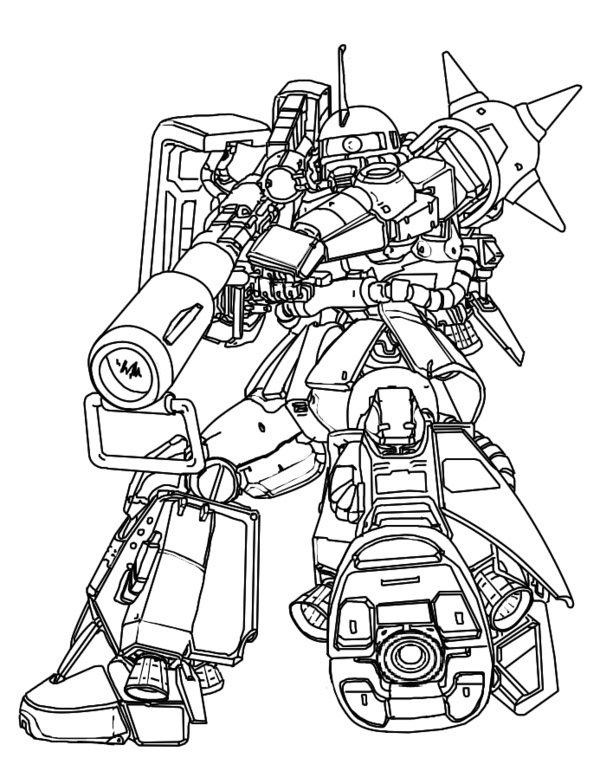 Mobile Suit Gundam Coloring Pages