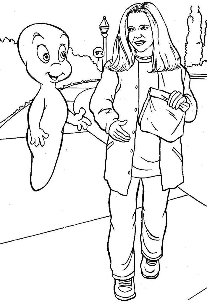 Movie Casper Coloring Pages