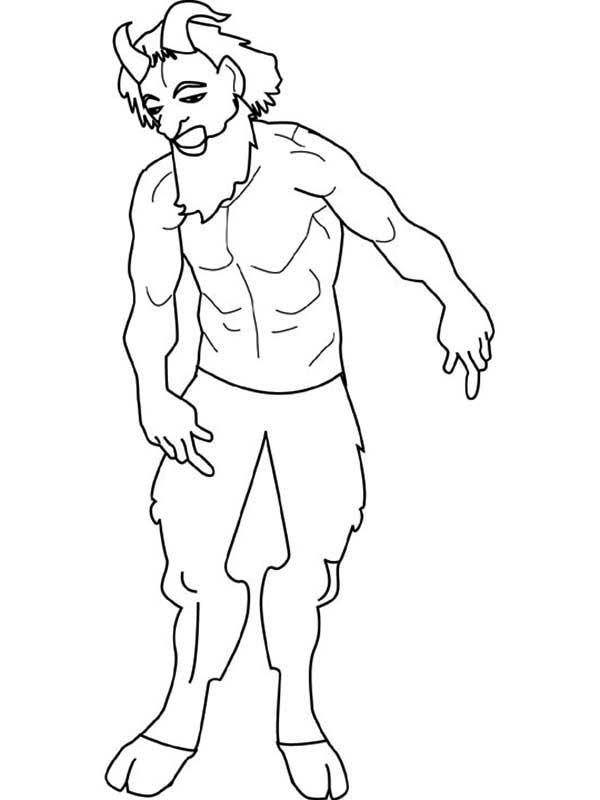 Mr Tumnus Narnia Coloring Pages